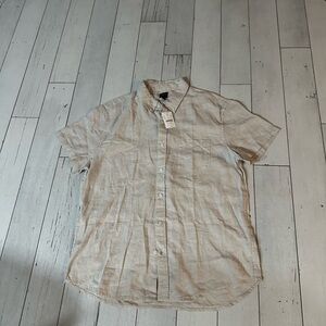J. Crew Light Tan Casual Button Down Shirt